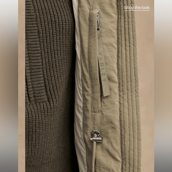 NWT Varley Valencia Down Puffer Coat-Rare Mauvewood color- size small - Picture 8 of 14